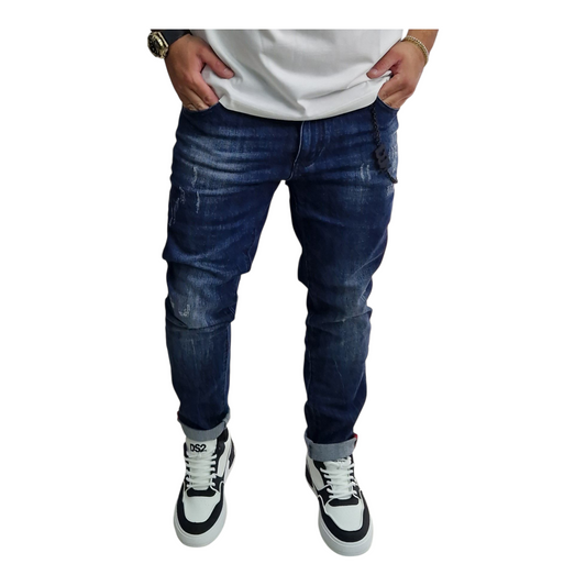 Jeans icon blu